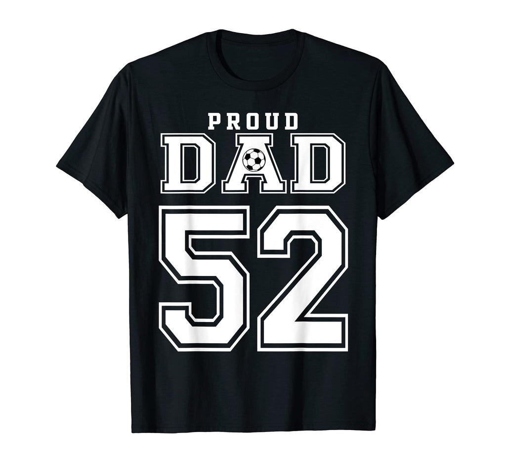 Number 52 Custom Proud Soccer Futbol T-Shirt - Aesthetic Graphic Unisex - T-Shirt, Sweatshirt, Hoodie
