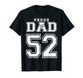 Number 52 Custom Proud Soccer Futbol T-Shirt - Aesthetic Graphic Unisex - T-Shirt, Sweatshirt, Hoodie