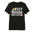 Busy Raising Ballers Softball T-Shirt - Aesthetic Graphic for Adults - T-Shirt, Sweatshirt, Hoodie