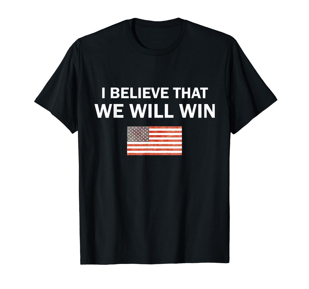 I Believe That We Will Win Soccer T-Shirt - Minimalist Print Unisex - T-Shirt, Sweatshirt, Hoodie