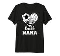 Ball Nana Heart Funny Soccer Volleyball T-Shirt - Novelty Apparel Unisex - T-Shirt, Sweatshirt, Hoodie