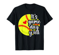 Its Game Day Yall Softball Game Day T-Shirt - Custom Art Print for Adults - T-Shirt, Sweatshirt, Hoodie