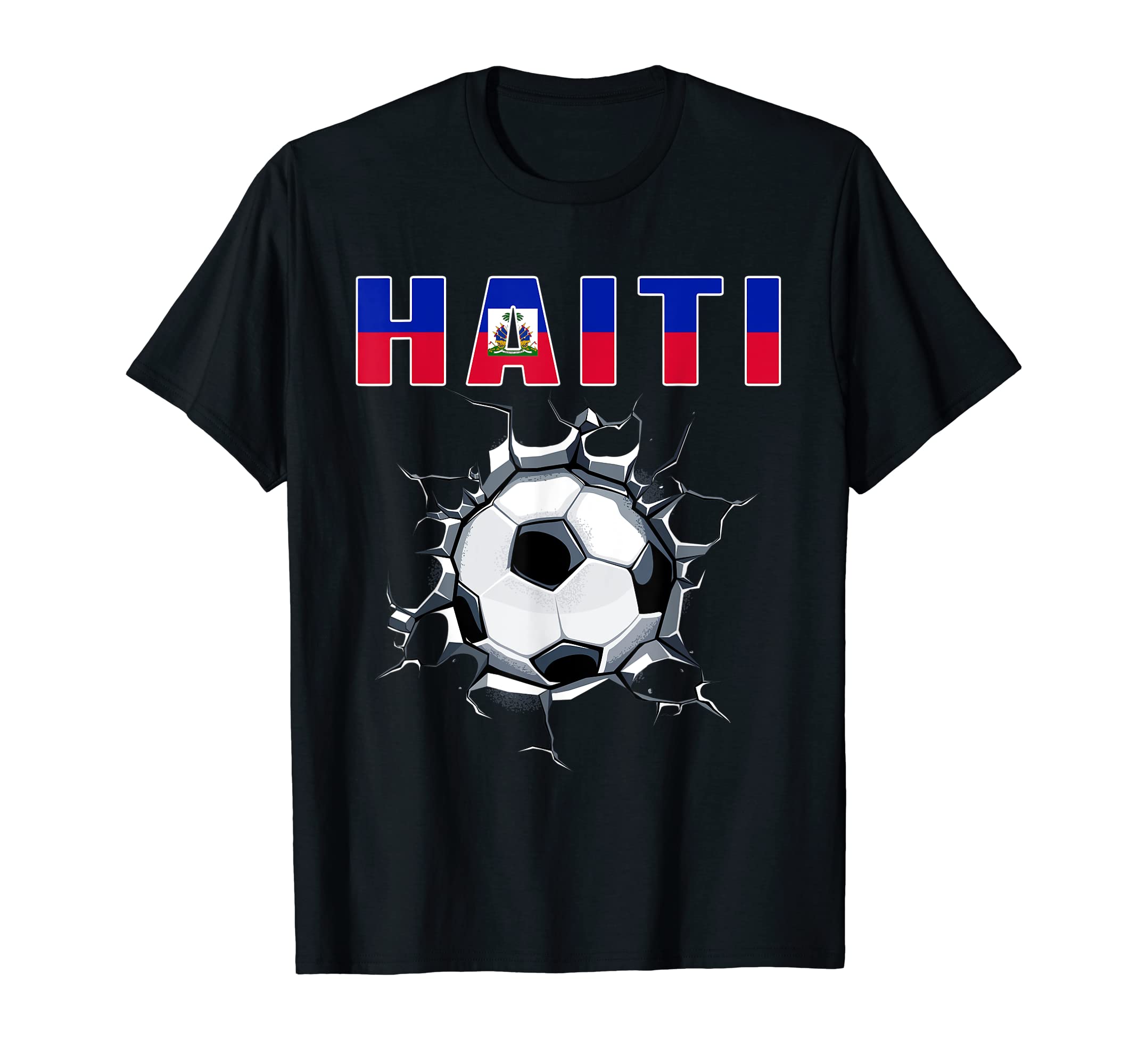 Haiti Soccer Fans Jersey Haitian T-Shirt - Minimalist Print Unisex - T-Shirt, Sweatshirt, Hoodie
