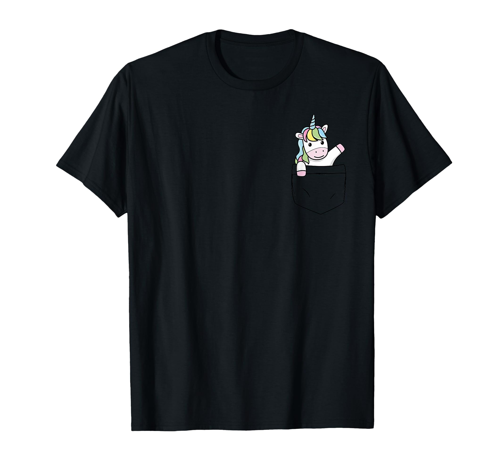 Unicorn Pocket T-Shirt - Streetwear Style for Adults - T-Shirt, Sweatshirt, Hoodie