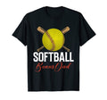 Mens Softball Bonus Dad Fathers Day T-Shirt - Custom Art Print Unisex - T-Shirt, Sweatshirt, Hoodie