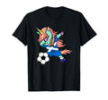 Unicorn Dabbing Soccer Scotland T-Shirt - Custom Art Print for Adults - T-Shirt, Sweatshirt, Hoodie