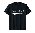 Funny Baseball Math 6432 Double Play 6 T-Shirt - Unique Graphic for Adults - T-Shirt, Sweatshirt, Hoodie