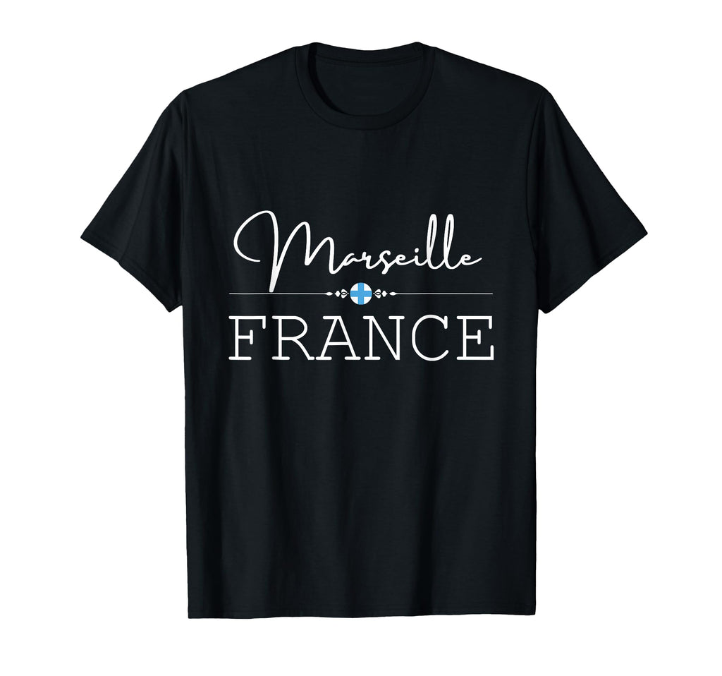 Marseille France Souvenir Store T-Shirt - Fun Novelty Design Unisex - T-Shirt, Sweatshirt, Hoodie