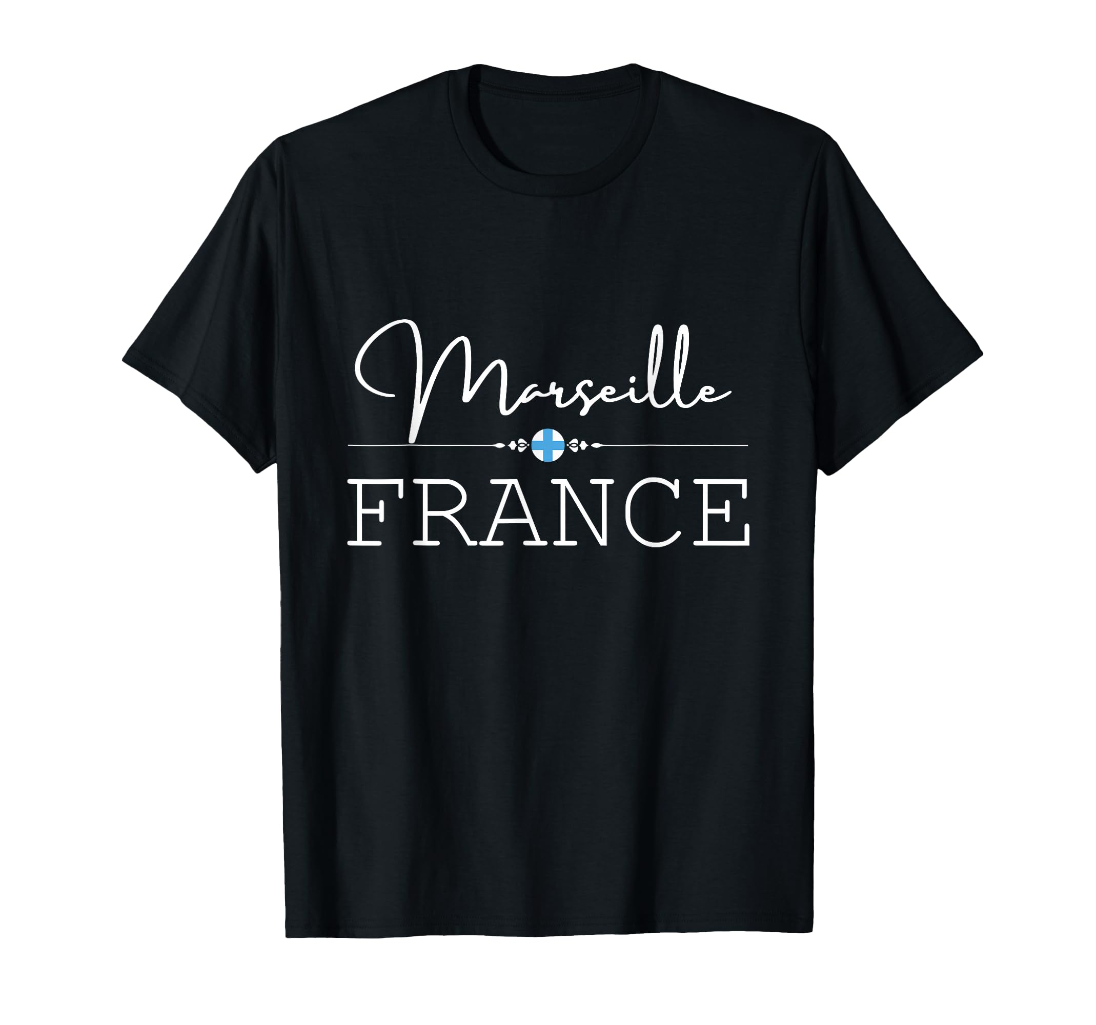Marseille France Souvenir Store T-Shirt - Fun Novelty Design Unisex - T-Shirt, Sweatshirt, Hoodie