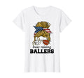 Womens Volleyball And Football Mom T-Shirt - Custom Art Print Men Women - T-Shirt, Sweatshirt, Hoodie