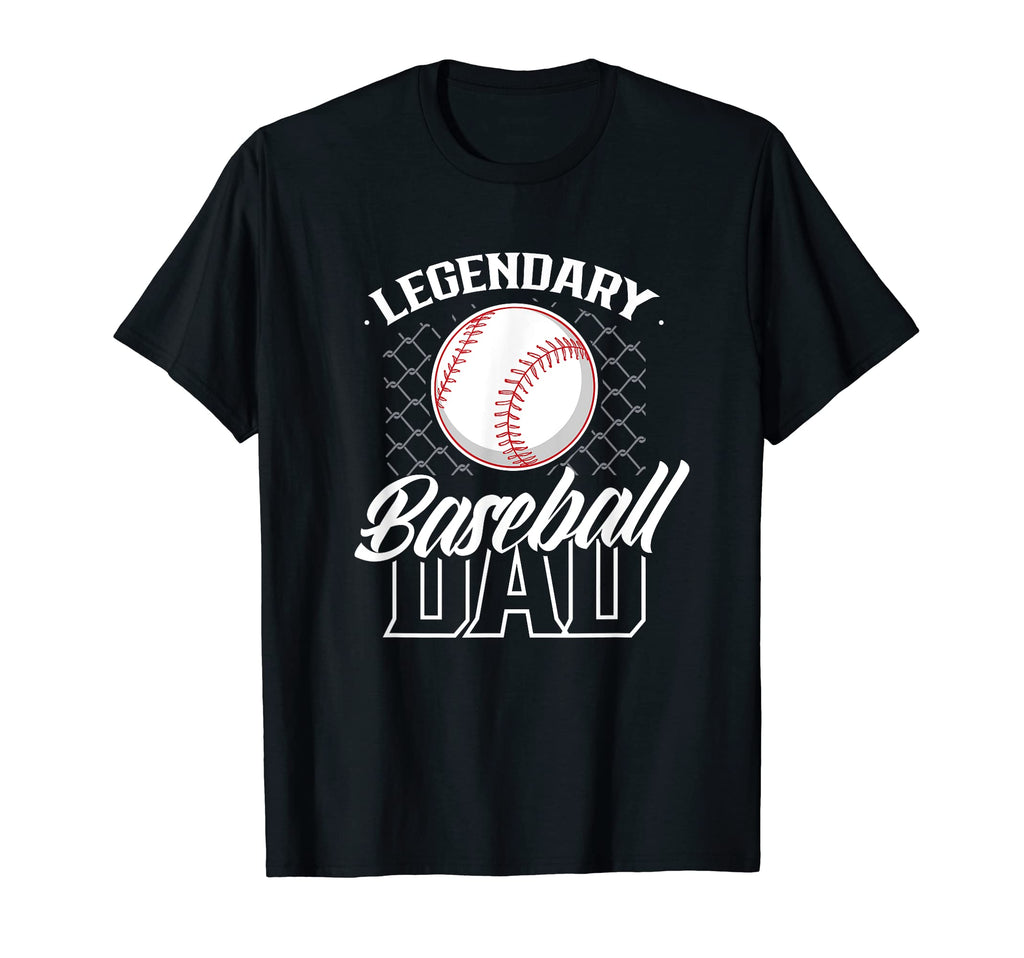 Legendary Baseball Dad Daddy T-Shirt - Custom Art Print Men Women - T-Shirt, Sweatshirt, Hoodie