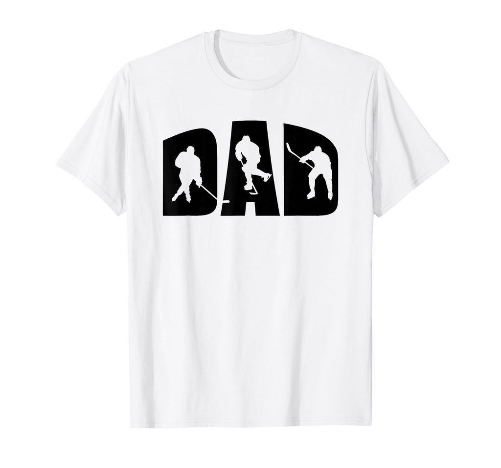 Ice Hockey Dad Hockey Player Father T-Shirt - Custom Art Print Men Women - T-Shirt, Sweatshirt, Hoodie