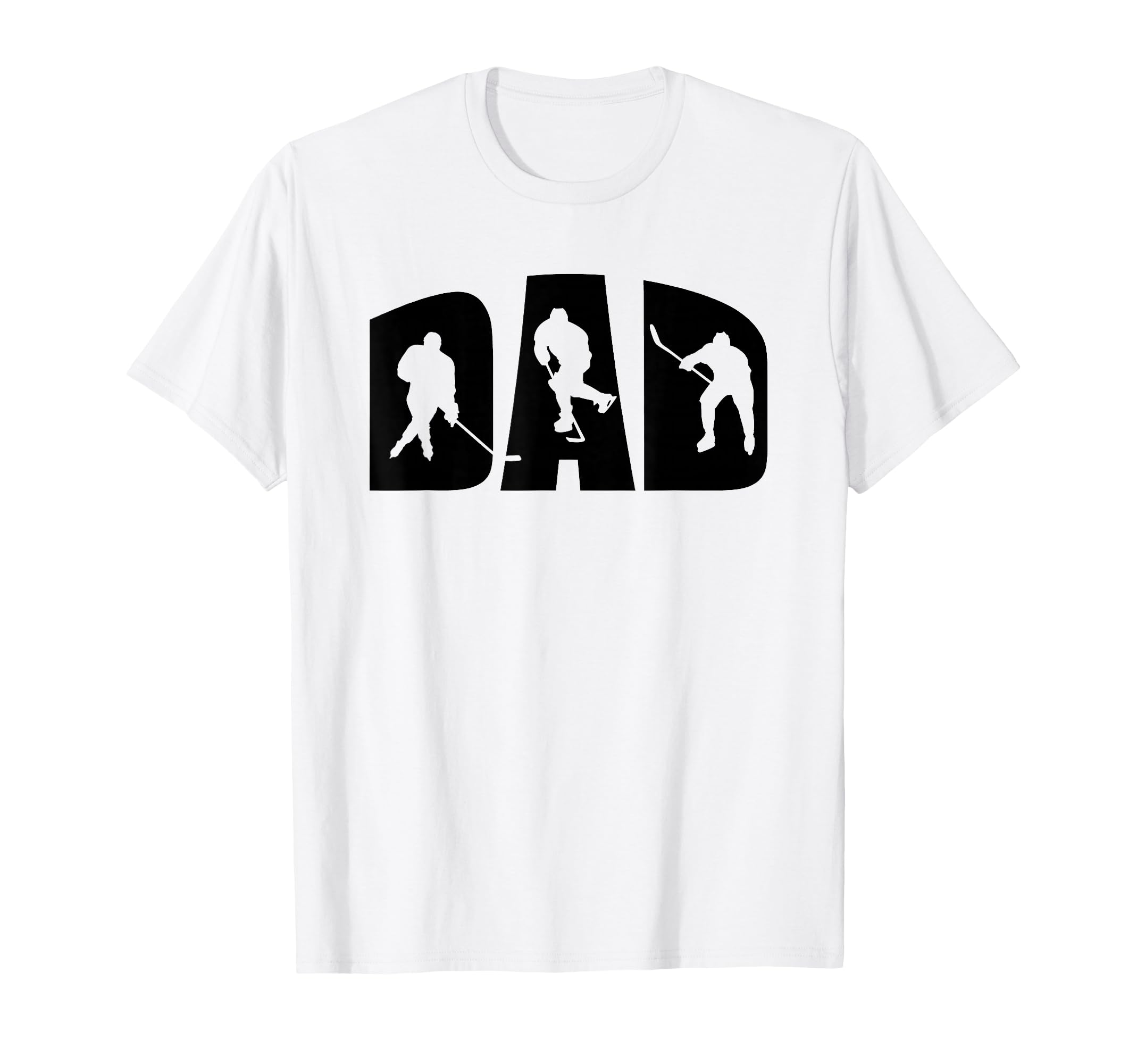 Ice Hockey Dad Hockey Player Father T-Shirt - Custom Art Print Men Women - T-Shirt, Sweatshirt, Hoodie