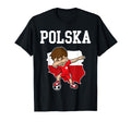 Polska Soccer Poland Polish Dabbing T-Shirt - Custom Art Print for Adults - T-Shirt, Sweatshirt, Hoodie