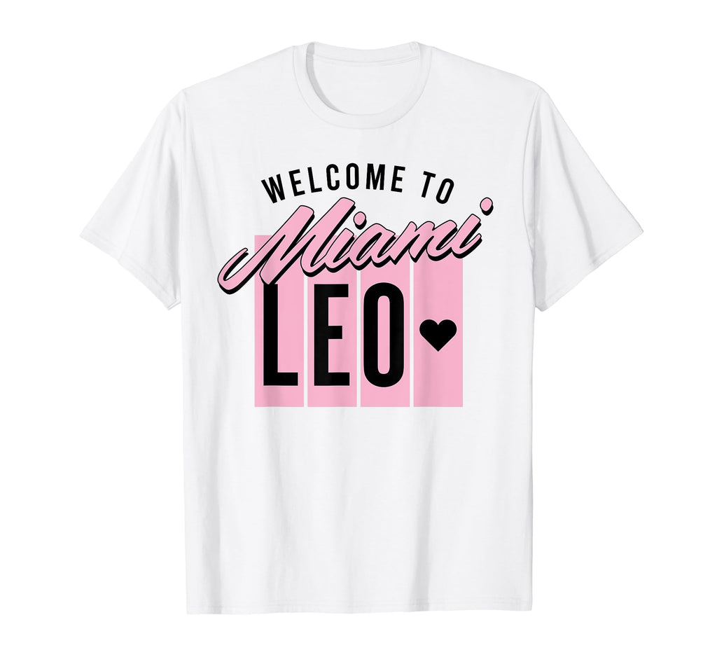 Miami Leo Soccer Fans Related Products T-Shirt - Trendy Graphic Men Women - T-Shirt, Sweatshirt, Hoodie
