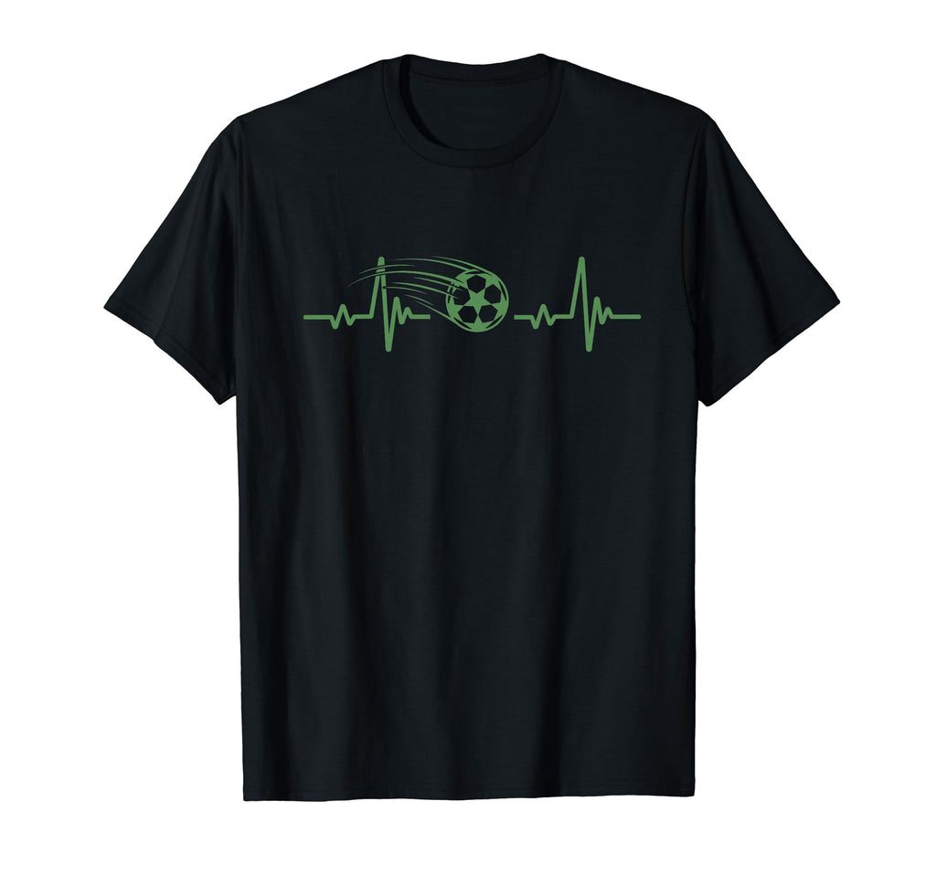 Soccer Heartbeat Tees Soccer Ball T-Shirt - Unique Graphic for Adults - T-Shirt, Sweatshirt, Hoodie