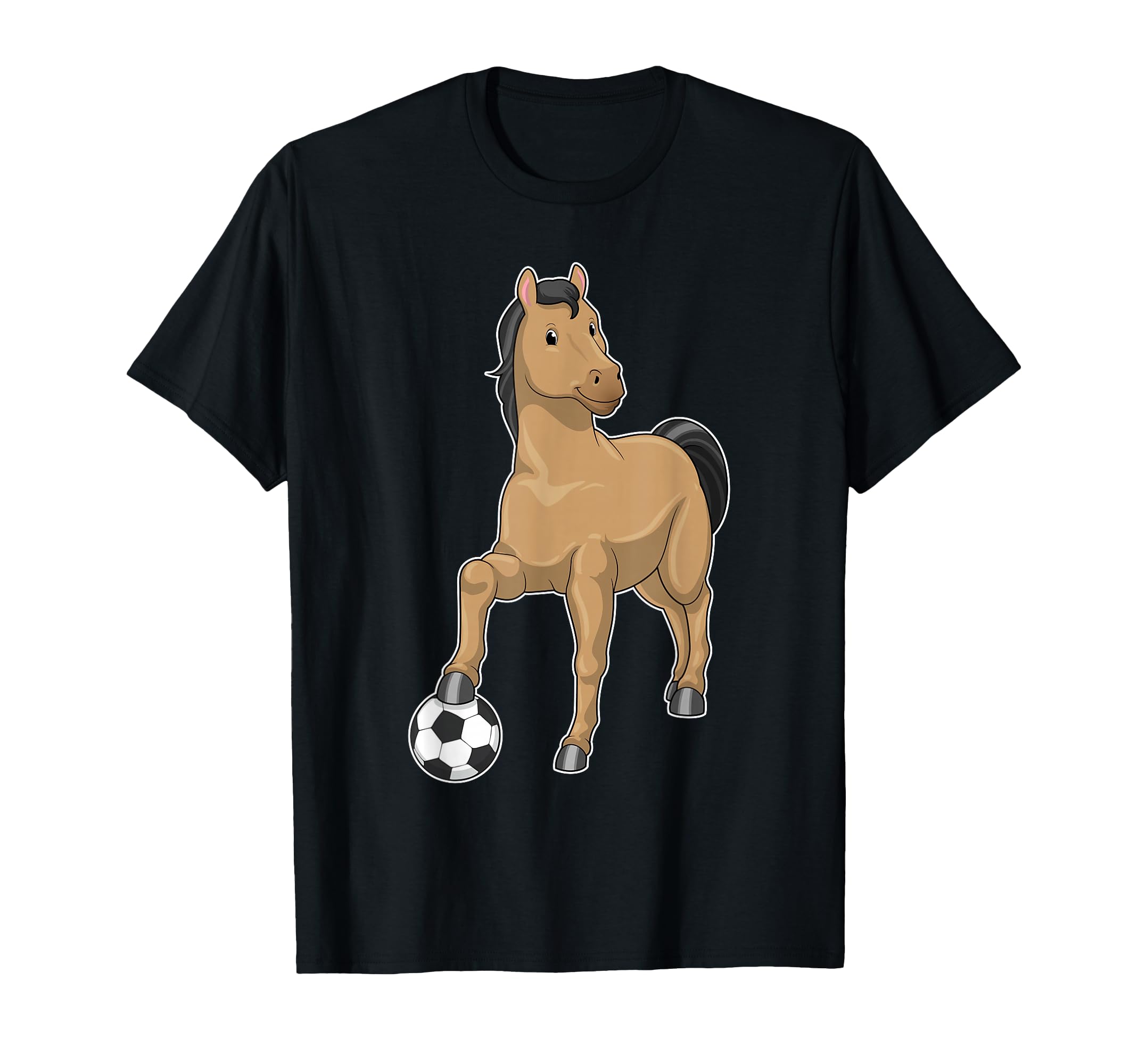 Horse Soccer Player Soccer Sports T-Shirt - Fun Novelty Design Unisex - T-Shirt, Sweatshirt, Hoodie