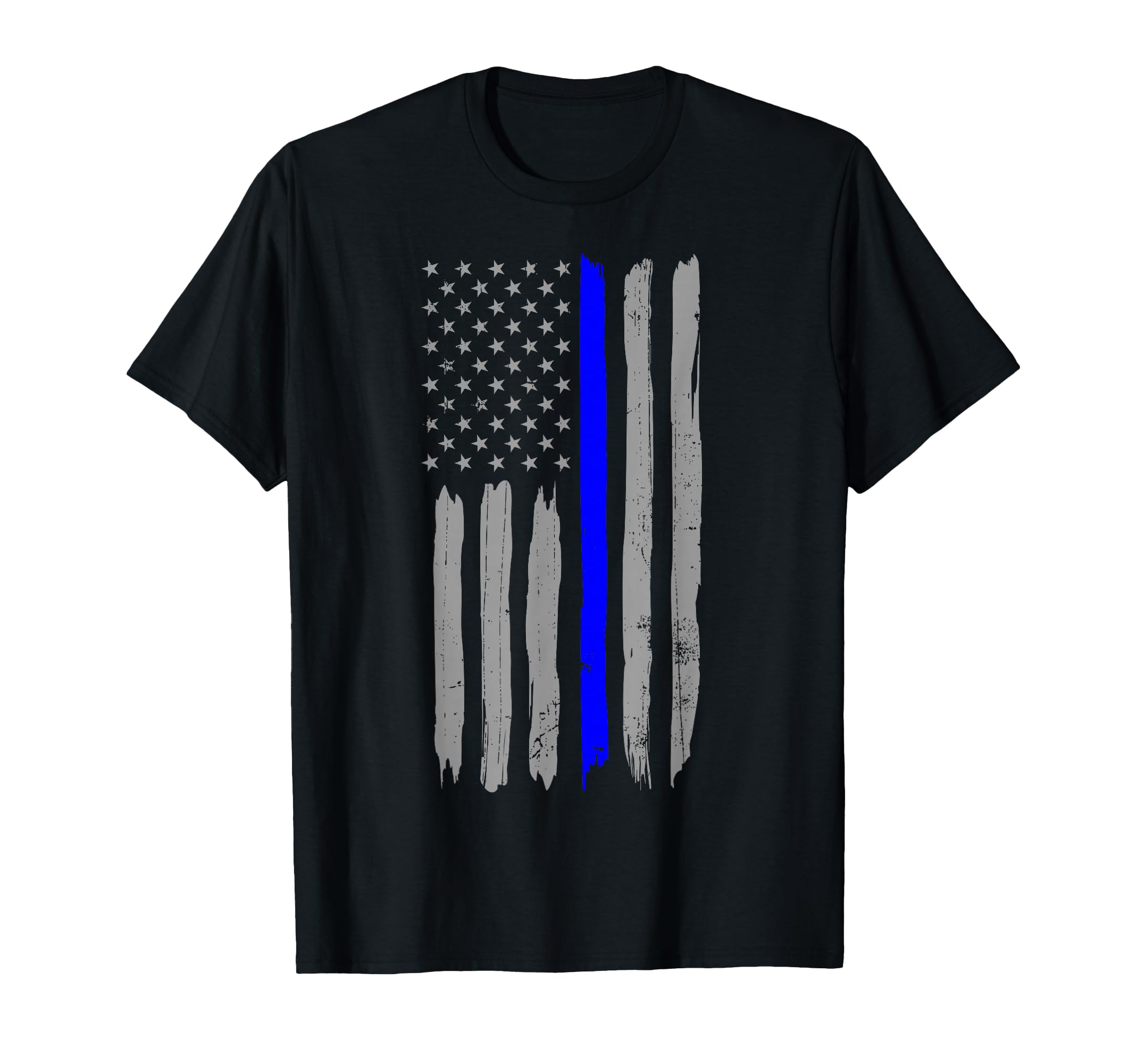 Thin Blue Line Police Support Usa T-Shirt - Casual Everyday Wear Unisex - T-Shirt, Sweatshirt, Hoodie