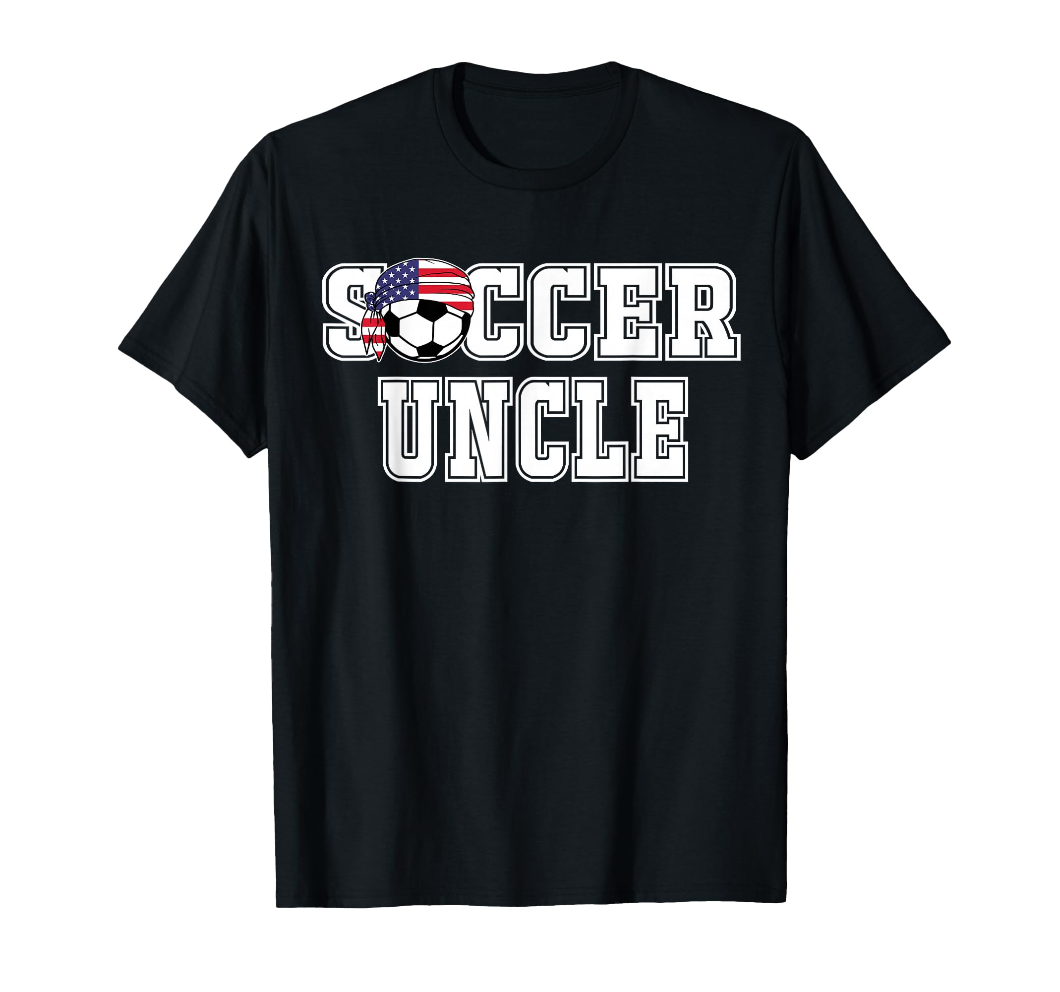 Soccer Uncle Bandana Flag Ball Player T-Shirt - Trendy Graphic Men Women - T-Shirt, Sweatshirt, Hoodie
