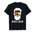Ball Dad Beard Softball T-Shirt - Casual Everyday Wear for Adults - T-Shirt, Sweatshirt, Hoodie