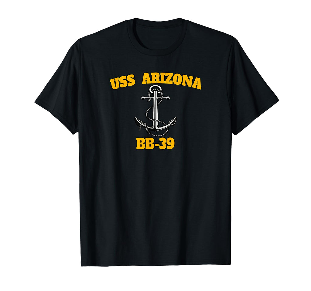 Uss Arizona Bb 39 Battleship Veterans T-Shirt - Unique Graphic Men Women - T-Shirt, Sweatshirt, Hoodie