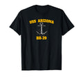 Uss Arizona Bb 39 Battleship Veterans T-Shirt - Unique Graphic Men Women - T-Shirt, Sweatshirt, Hoodie