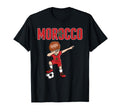 Dabbing Soccer Morocco Soccer Fans T-Shirt - Novelty Apparel for Adults - T-Shirt, Sweatshirt, Hoodie