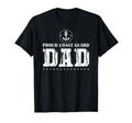 Proud Coast Guard Dad Patriotic T-Shirt - Casual Everyday Wear Unisex - T-Shirt, Sweatshirt, Hoodie