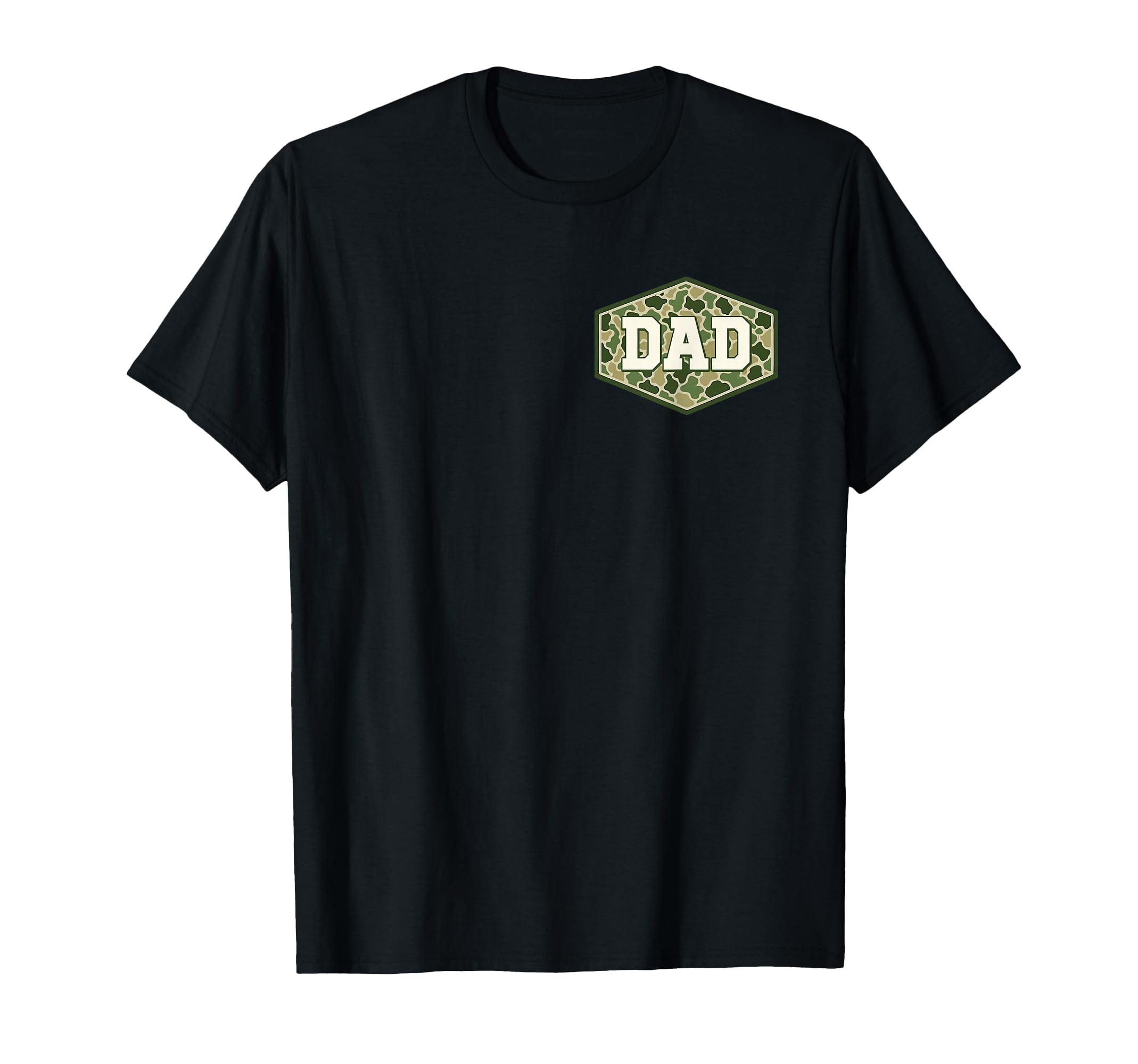 Old School Camo Dad Pocket Camouflage T-Shirt - Graphic Print for Adults - T-Shirt, Sweatshirt, Hoodie