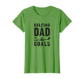 Golfing Dad Goals Fathers Day Golf T-Shirt - Aesthetic Graphic Unisex - T-Shirt, Sweatshirt, Hoodie