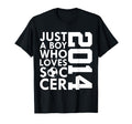 2014 Just Who Loves Soccer 12Th Birthday T-Shirt - Unique Graphic Unisex - T-Shirt, Sweatshirt, Hoodie