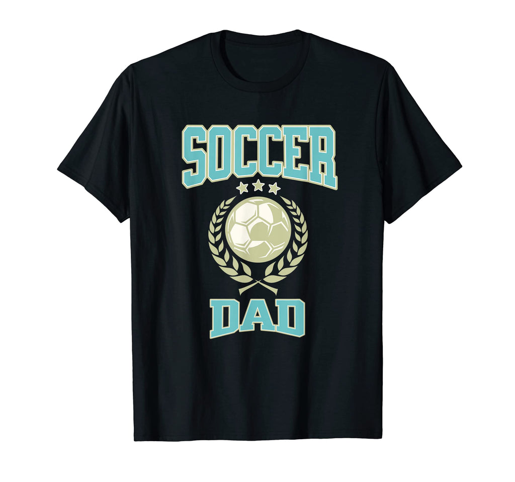 Light Blue Cyan Soccer Dad T-Shirt - Minimalist Print Men Women - T-Shirt, Sweatshirt, Hoodie