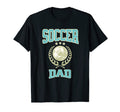 Light Blue Cyan Soccer Dad T-Shirt - Minimalist Print Men Women - T-Shirt, Sweatshirt, Hoodie
