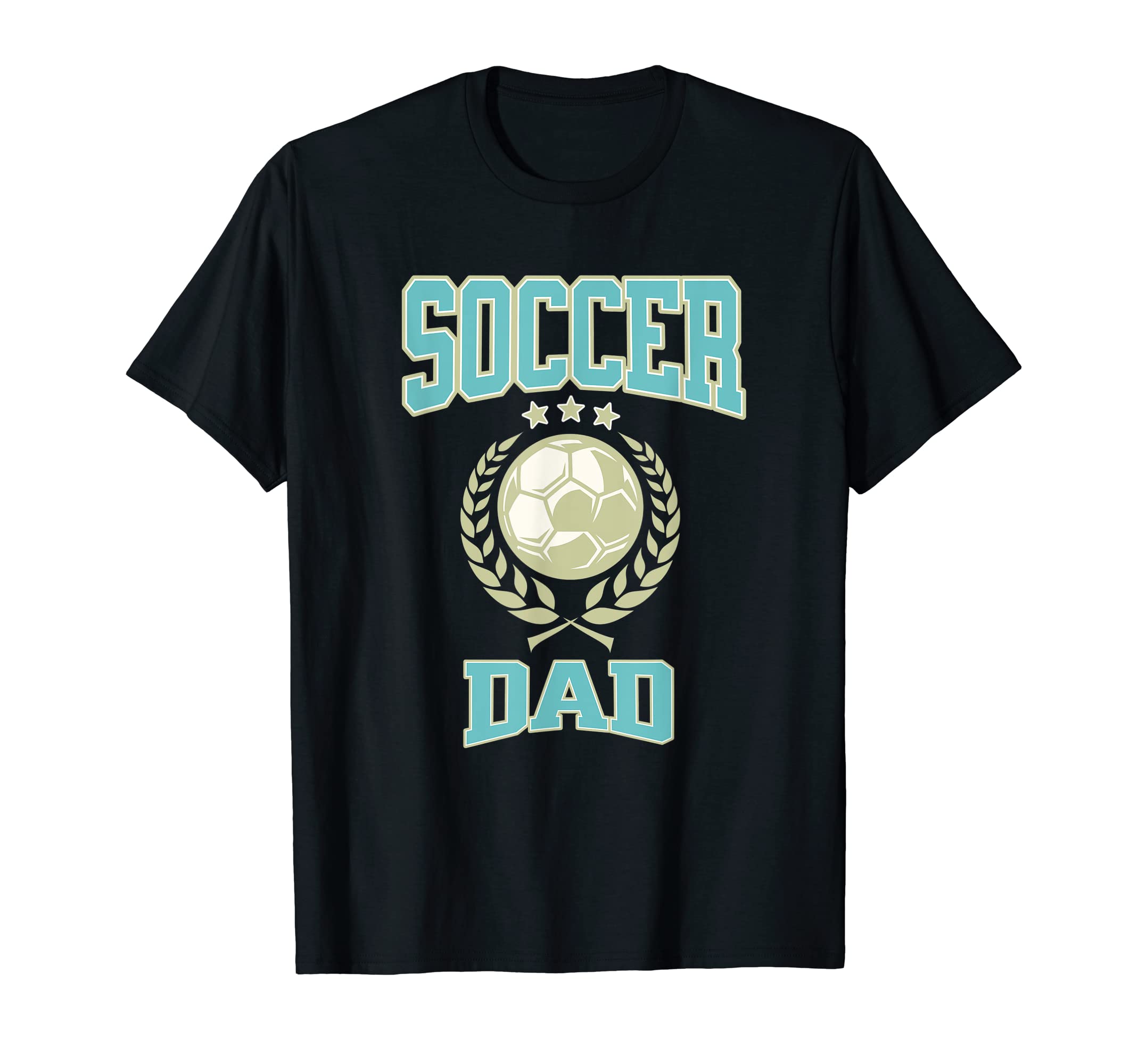 Light Blue Cyan Soccer Dad T-Shirt - Minimalist Print Men Women - T-Shirt, Sweatshirt, Hoodie