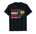 Lifes About Goals And Assists Funny T-Shirt - Unique Graphic for Adults - T-Shirt, Sweatshirt, Hoodie