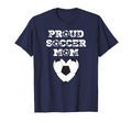 Proud Soccer Mom Heart Soccer Ball T-Shirt - Graphic Print for Adults - T-Shirt, Sweatshirt, Hoodie