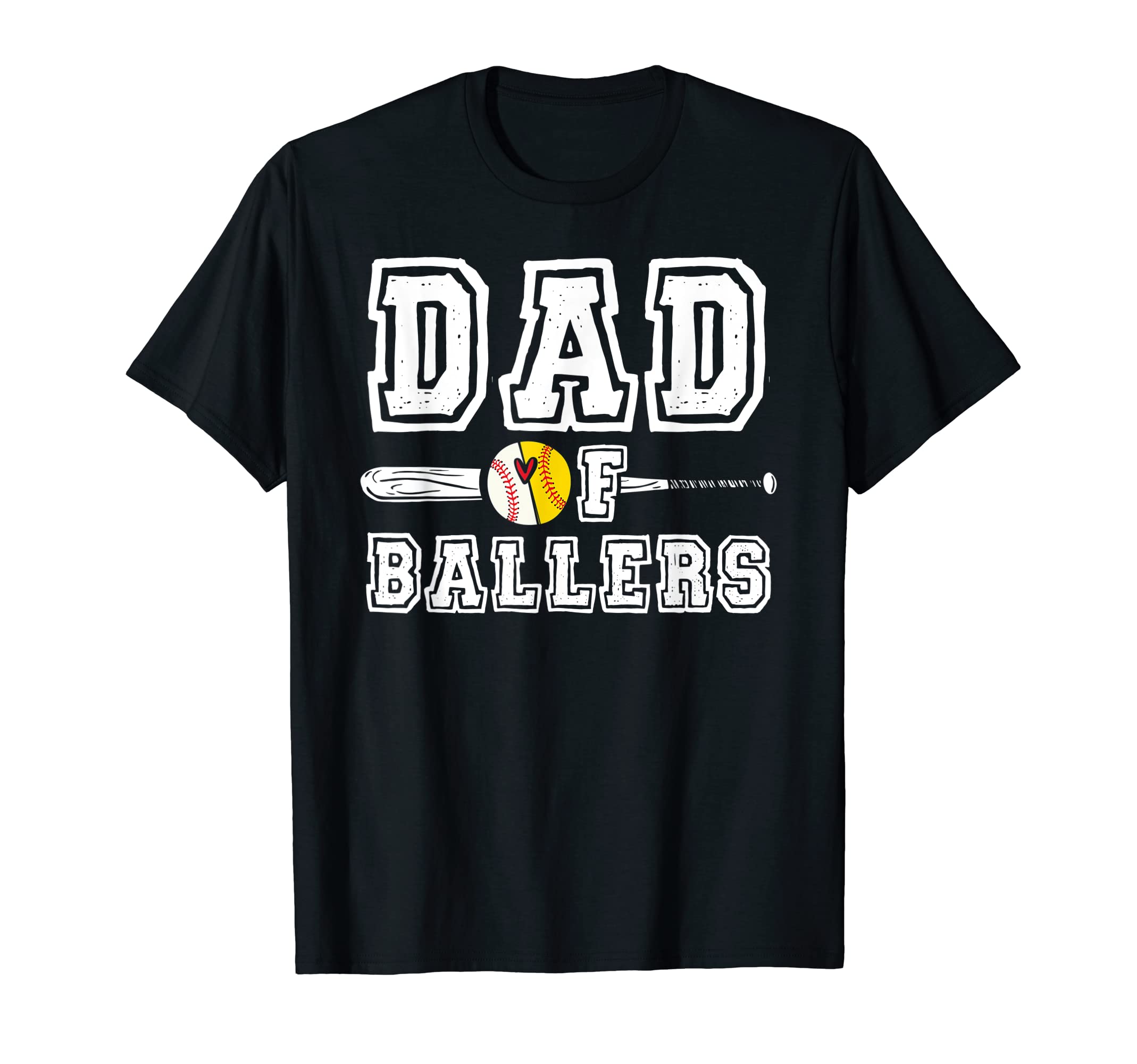 Dad Ballers Funny Dad Baseball And T-Shirt - Unique Graphic Unisex - T-Shirt, Sweatshirt, Hoodie
