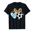 Soccer Volleyball Heart Funny Soccer T-Shirt - Graphic Print Unisex - T-Shirt, Sweatshirt, Hoodie