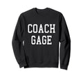 Coach Gage Custom Football Soccer Sweatshirt - Streetwear Style for Adults - T-Shirt, Sweatshirt, Hoodie