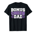 Cheer Stepdad Bonus Cheer Dad Purple T-Shirt - Streetwear Style Unisex - T-Shirt, Sweatshirt, Hoodie