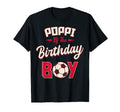 Poppi Birthday Soccer Player Bday T-Shirt - Minimalist Print Men Women - T-Shirt, Sweatshirt, Hoodie