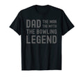 Dad Myth Bowling Legend Bowling Dad T-Shirt - Custom Art Print Men Women - T-Shirt, Sweatshirt, Hoodie