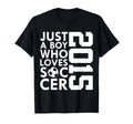 2015 Just Who Loves Soccer 11Th T-Shirt - Minimalist Print Men Women - T-Shirt, Sweatshirt, Hoodie