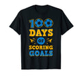 100 Days Scoring Goals Soccer Player T-Shirt - Novelty Apparel Unisex - T-Shirt, Sweatshirt, Hoodie