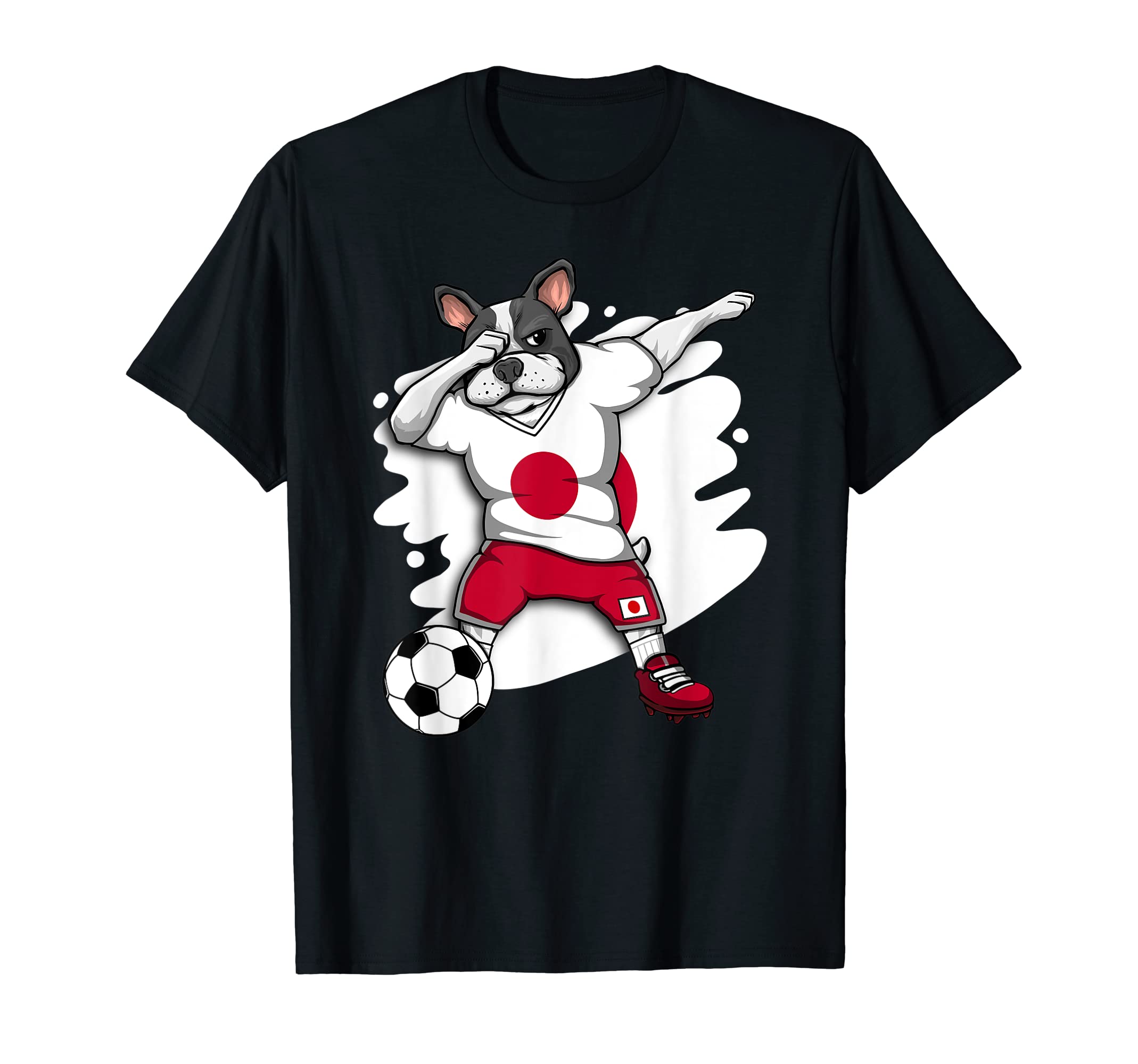 Dabbing French Bulldog Japan T-Shirt - Casual Everyday Wear for Adults - T-Shirt, Sweatshirt, Hoodie