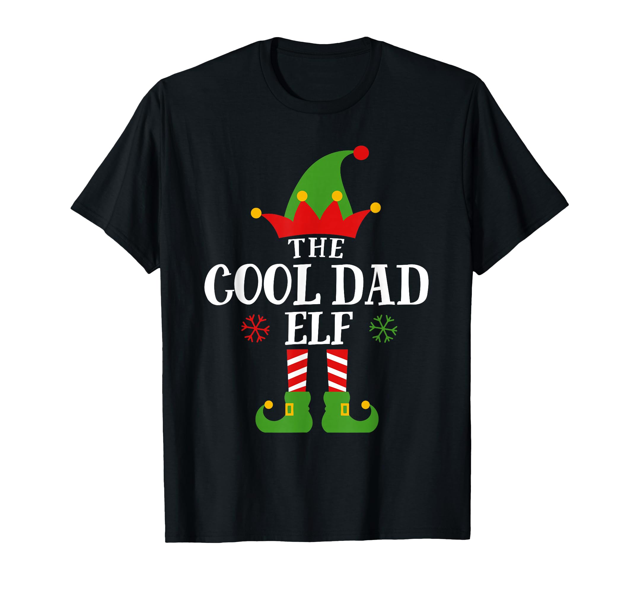 Dad Elf Funny Matching Family Pajama T-Shirt - Trendy Graphic Men Women - T-Shirt, Sweatshirt, Hoodie