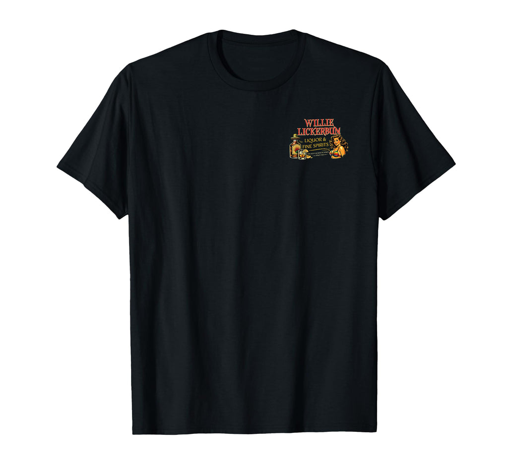 Willie Lickerbum Funny Pun Innuendo T-Shirt - Novelty Apparel for Adults - T-Shirt, Sweatshirt, Hoodie