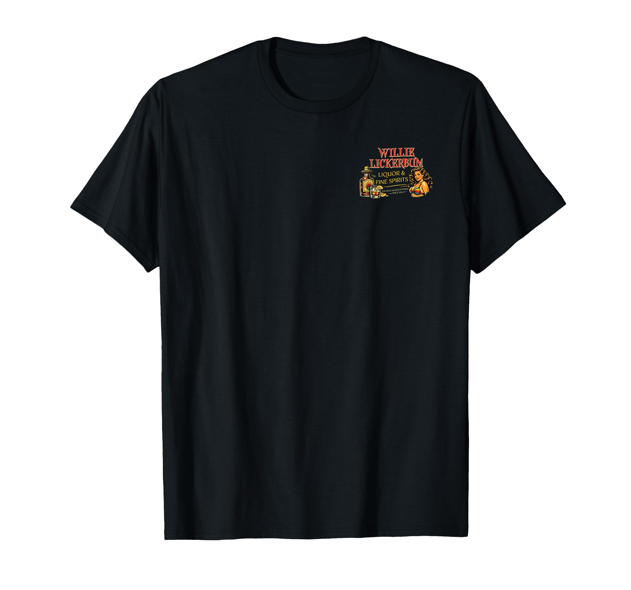 Willie Lickerbum Funny Pun Innuendo T-Shirt - Novelty Apparel for Adults - T-Shirt, Sweatshirt, Hoodie