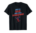 Marvel Spider Dad Who Loves Spider T-Shirt - Minimalist Print Men Women - T-Shirt, Sweatshirt, Hoodie
