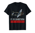 P 38 Lightning War Bird Fork Tailed T-Shirt - Minimalist Print for Adults - T-Shirt, Sweatshirt, Hoodie